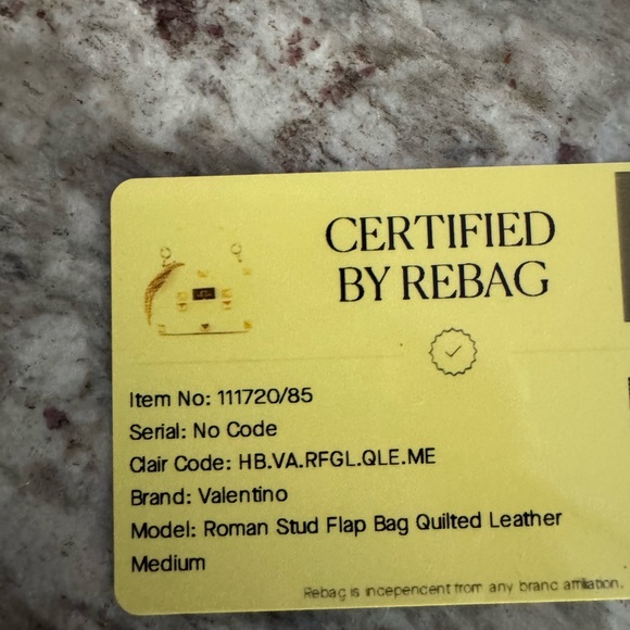 Valentino Garavani Ivory Roman Stud Flap Bag Quilted leather - Picture 5 of 5